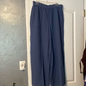Gauze flowing pants. Size XL
